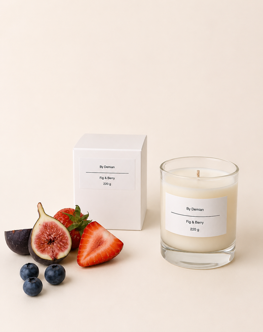 Fig & Berry Scented Candle