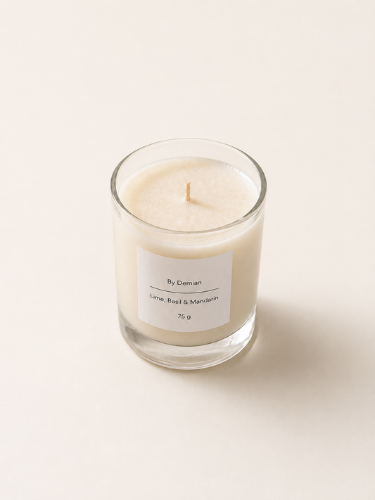 Lime, Basil & Mandarin Scented Candle