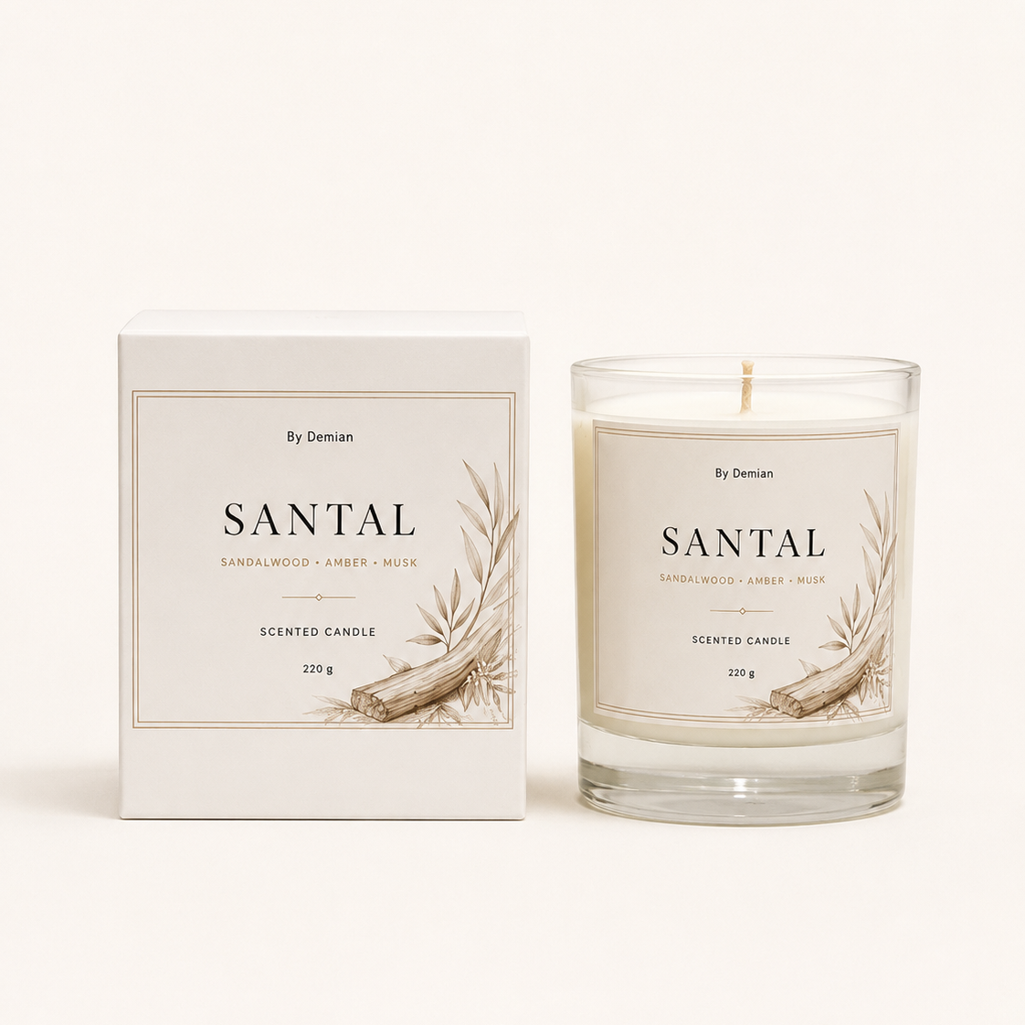 Santal Scented Candle